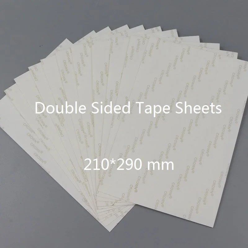 Размер 210*290 мм двухсторонняя Липкая клейкая лента лист для изготовления бумажных