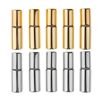 Set Of 5 Empty 5mL Mini Roll On Bottles Essential Oils Roller Ball Vials Refillable Containers - Size 5x1.7 cm/1.97x0.67 in
Set Of 5 Empty 5mL Mini Roll On Bottles Essential Oils Roller Ball Vials Refillable Containers - Size 5x1.7 cm/1.97x0.67 in