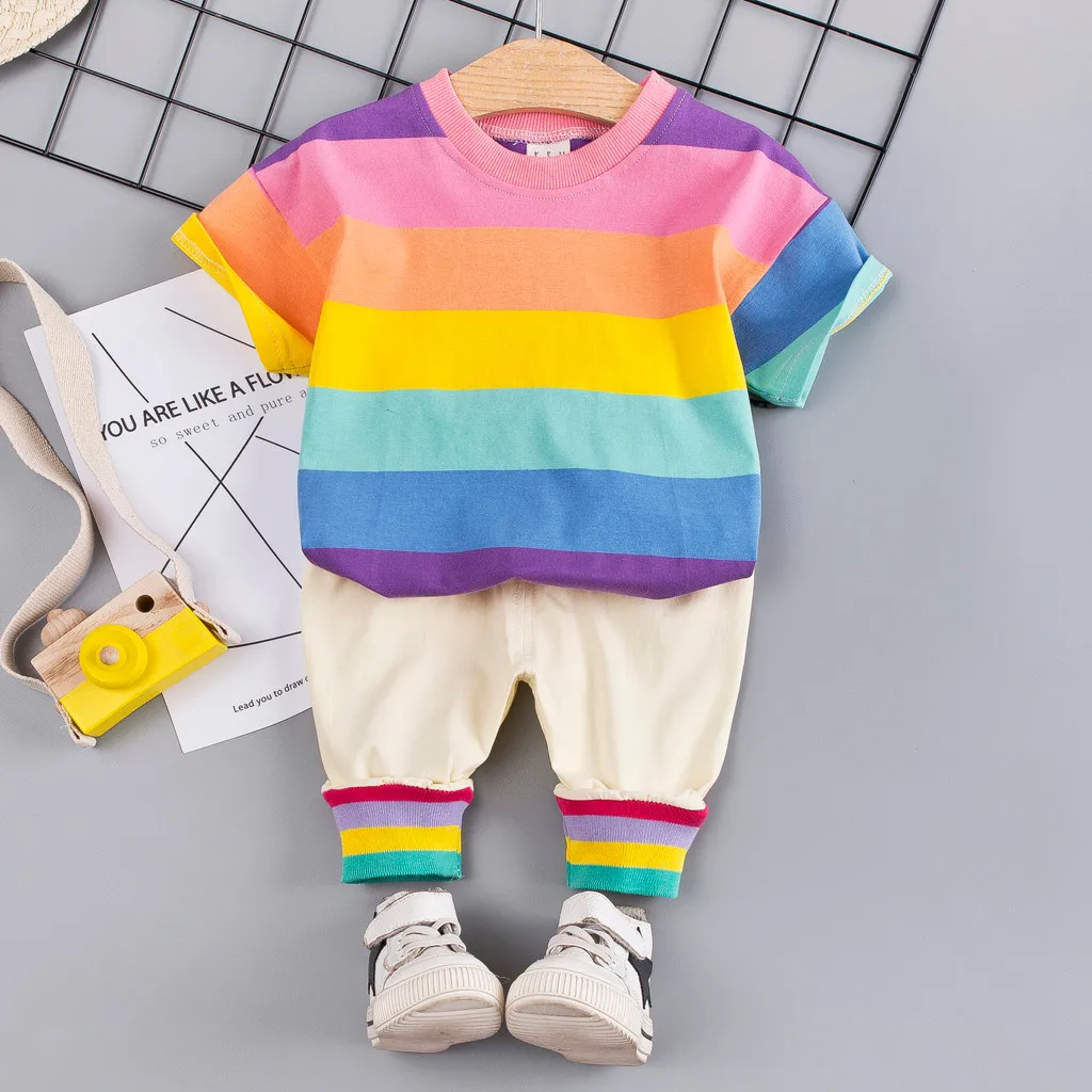 rainbow outfit for baby boy