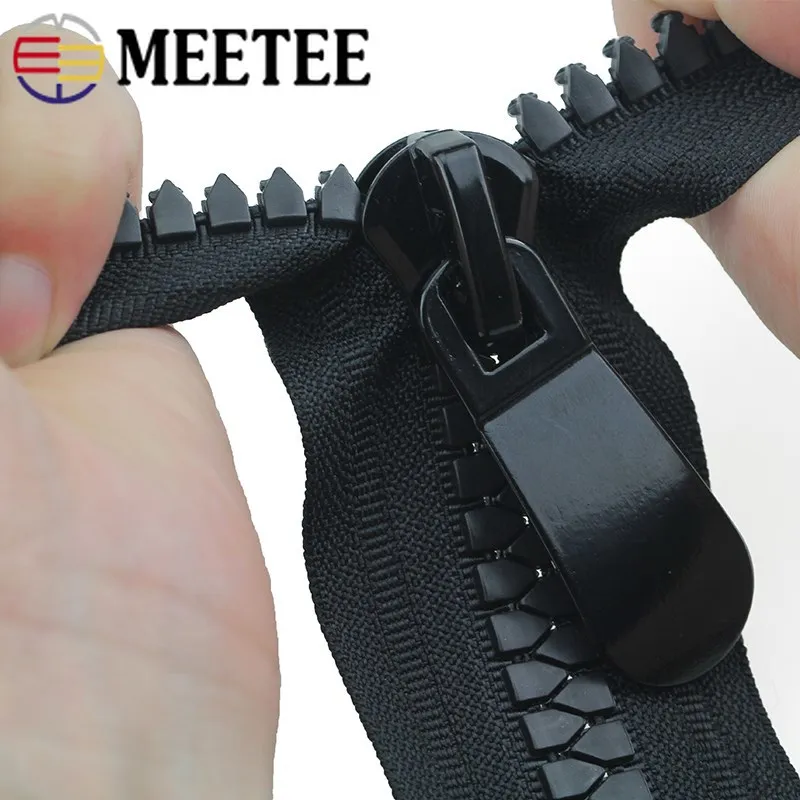 Meetee 15# 70cm Resin Zippers Double Slider Single Puller Open-end Auto Lock Long Zip for Jacket Outdoor Backpack Accessories
Meetee 15# 70cm Resin Zippers Double Slider Single Puller Open-end Auto Lock Long Zip for Jacket Outdoor Backpack Accessories