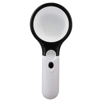 2 Pcs 3 X 45X Dual Lens Magnifier Handheld 3 LED Large Magnifying Glass for Seniors Reading Drop shipping
2 Pcs 3 X 45X Dual Lens Magnifier Handheld 3 LED Large Magnifying Glass for Seniors Reading Drop shipping