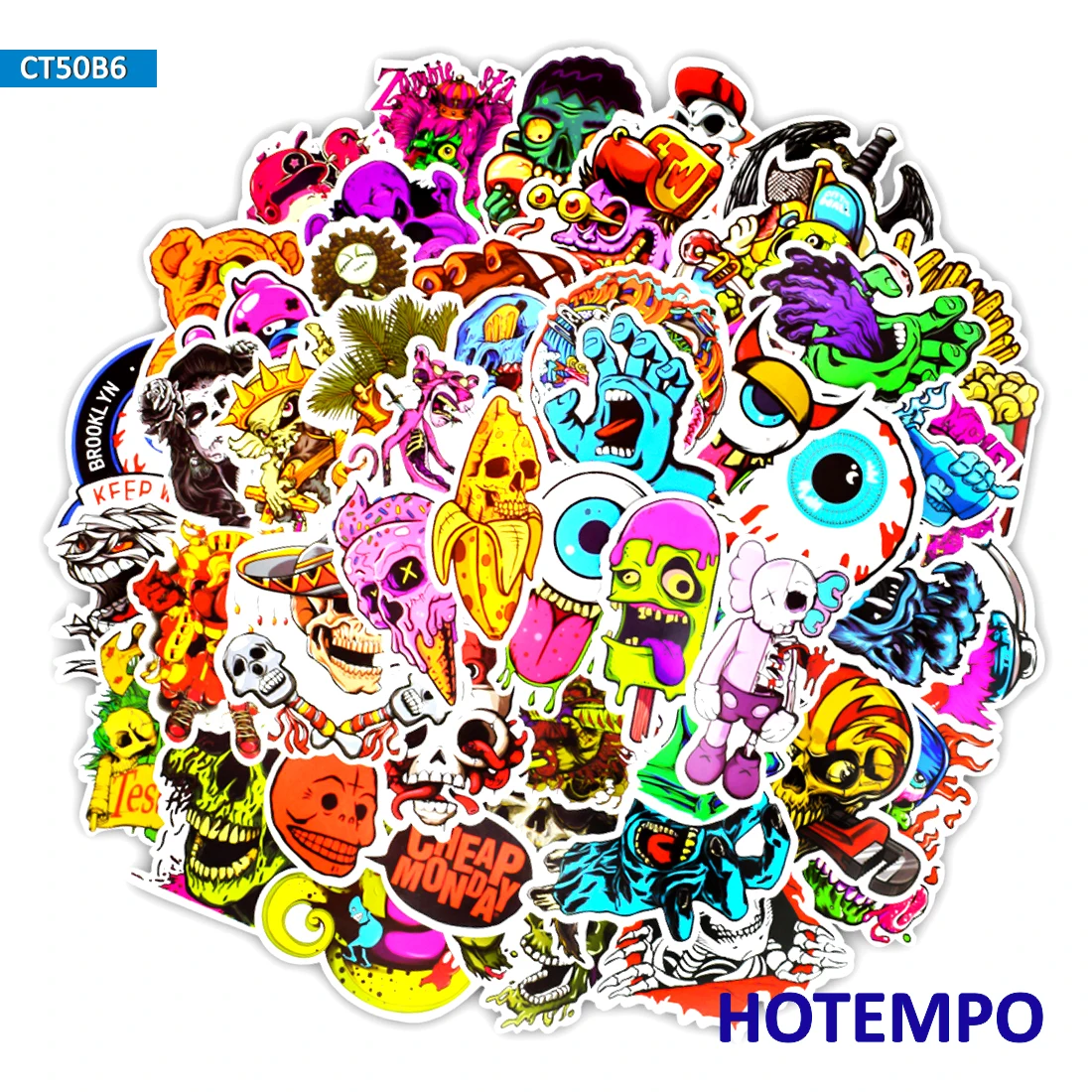 50pcs Terror Series Sticker Graffiti Skeleton Dark Funny Stickers for Mobile Phone Laptop Luggage Skateboard Bike Car Stickers
50pcs Terror Series Sticker Graffiti Skeleton Dark Funny Stickers for Mobile Phone Laptop Luggage Skateboard Bike Car Stickers