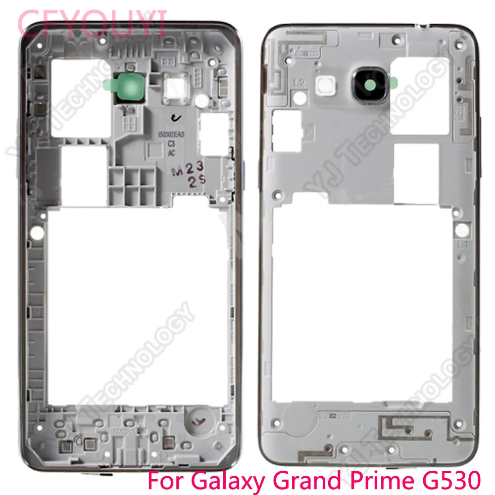 Для Samsung Galaxy Grand Prime G530 сигнал или двойная SIM средняя пластина корпус с кнопкой