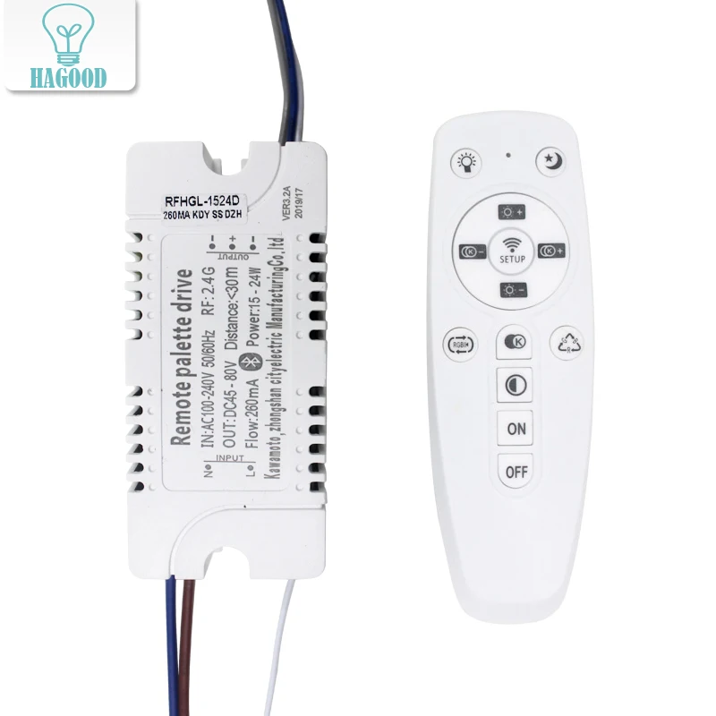 2.4G LED Safety Plastic Driver 15-24W Bluetooth Connection Lighting Power Transformer AC100-240VLED Ceiling Light Fixture
2.4G LED Safety Plastic Driver 15-24W Bluetooth Connection Lighting Power Transformer AC100-240VLED Ceiling Light Fixture