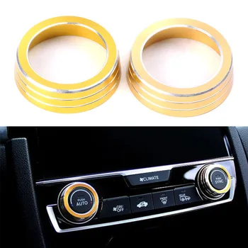 Auto Air Vent Ring Cover Decoration Ring For Honda Civic 2016 2017 Gold 2PCS/SET
Auto Air Vent Ring Cover Decoration Ring For Honda Civic 2016 2017 Gold 2PCS/SET