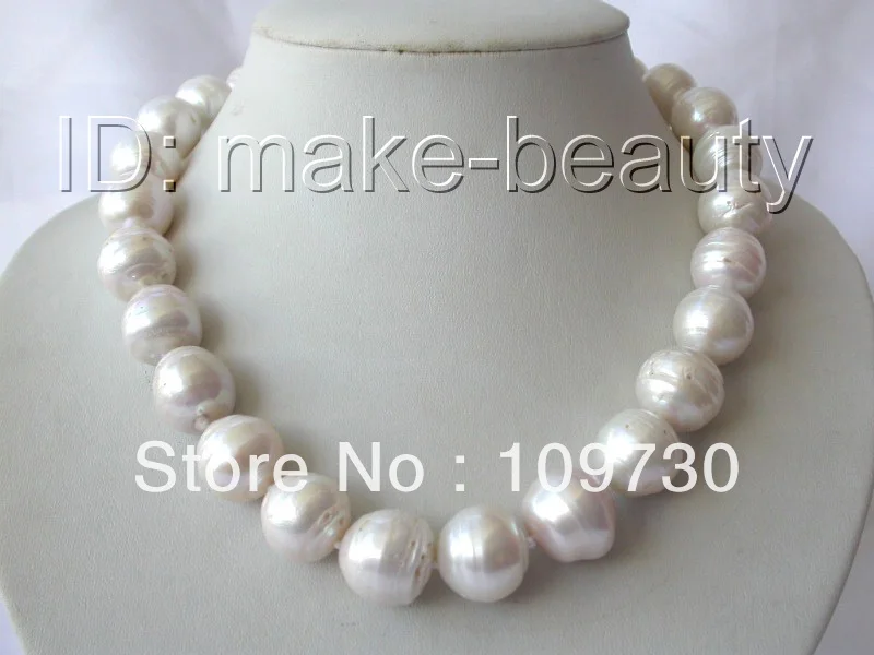 Jewelry 00538 stunning big 17mm baroque round white reborn keshi freshwater pearl necklace
Jewelry 00538 stunning big 17mm baroque round white reborn keshi freshwater pearl necklace