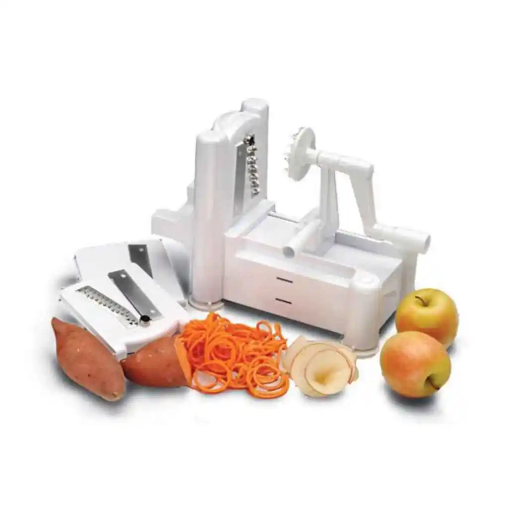 Manual Kitchen Tools Fruit Veggie Slicer Chopper Cutter Peeler 3 in 1 Spiralizer
Manual Kitchen Tools Fruit Veggie Slicer Chopper Cutter Peeler 3 in 1 Spiralizer