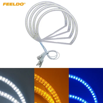 FEELDO 1Set Auto SMD Angel Eyes Light Halo Rings DRL For BMW E46 (1998-2001) Vorfacelift Headlight White Yellow Blue #AM4755
FEELDO 1Set Auto SMD Angel Eyes Light Halo Rings DRL For BMW E46 (1998-2001) Vorfacelift Headlight White Yellow Blue #AM4755