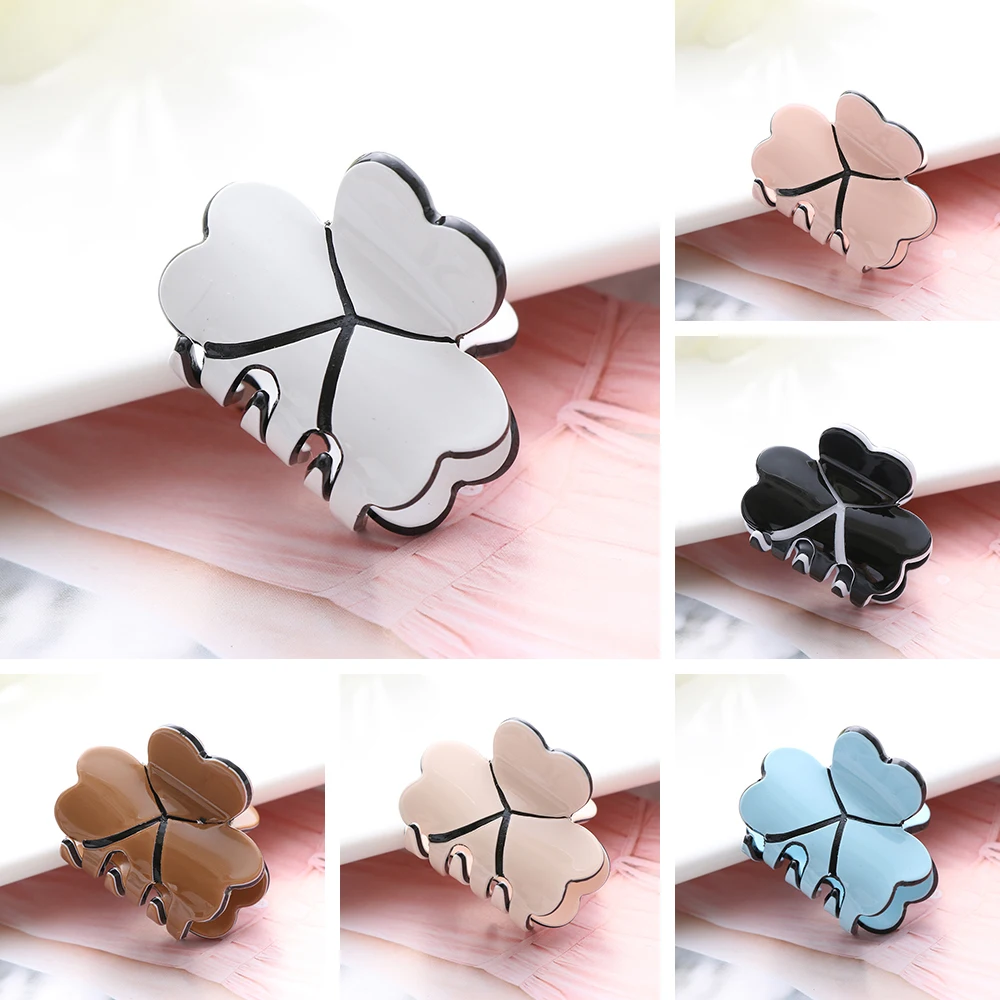 1PC Acrylic Women Mini Four Leaf Clover Hairpins Colorful Hair Claws Clips Clamp Barrettes Hair Pins Styling Tools Accessories
1PC Acrylic Women Mini Four Leaf Clover Hairpins Colorful Hair Claws Clips Clamp Barrettes Hair Pins Styling Tools Accessories