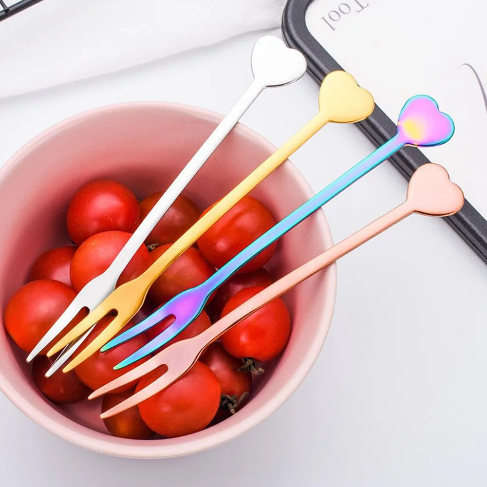 4/8 Pc Stainless Steel Korean Rainbow Cake Fruit Fork Dinner Salad Fork Tableware Gold Dessert Fork for Hotel Party Kitchen Tool
4/8 Pc Stainless Steel Korean Rainbow Cake Fruit Fork Dinner Salad Fork Tableware Gold Dessert Fork for Hotel Party Kitchen Tool