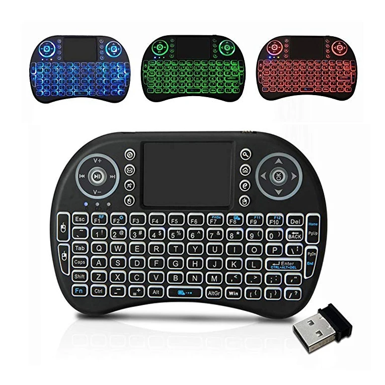Backlight i8 Mini 2.4G Wireless Keyboard 3 Color Backlit Keyboard Air Mouse Touchpad For Android TV Box Xbox Smart TV PC PS3/PS4
Backlight i8 Mini 2.4G Wireless Keyboard 3 Color Backlit Keyboard Air Mouse Touchpad For Android TV Box Xbox Smart TV PC PS3/PS4