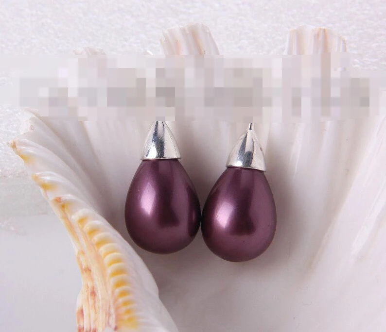 Hot selling> 1404 drip amaranth south sea shell pearl dangle earrings -Bride jewelry free shipping
Hot selling> 1404 drip amaranth south sea shell pearl dangle earrings -Bride jewelry free shipping