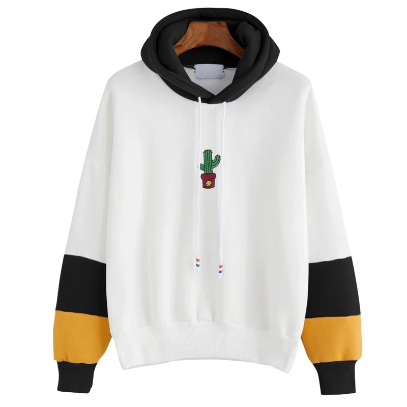 MoneRffi 2019 New Women Hoodies Sweatshirt Cactus Print Ladies Contrast Color Pullover Long Sleeve Casual Jumper Tops Hooded
MoneRffi 2019 New Women Hoodies Sweatshirt Cactus Print Ladies Contrast Color Pullover Long Sleeve Casual Jumper Tops Hooded