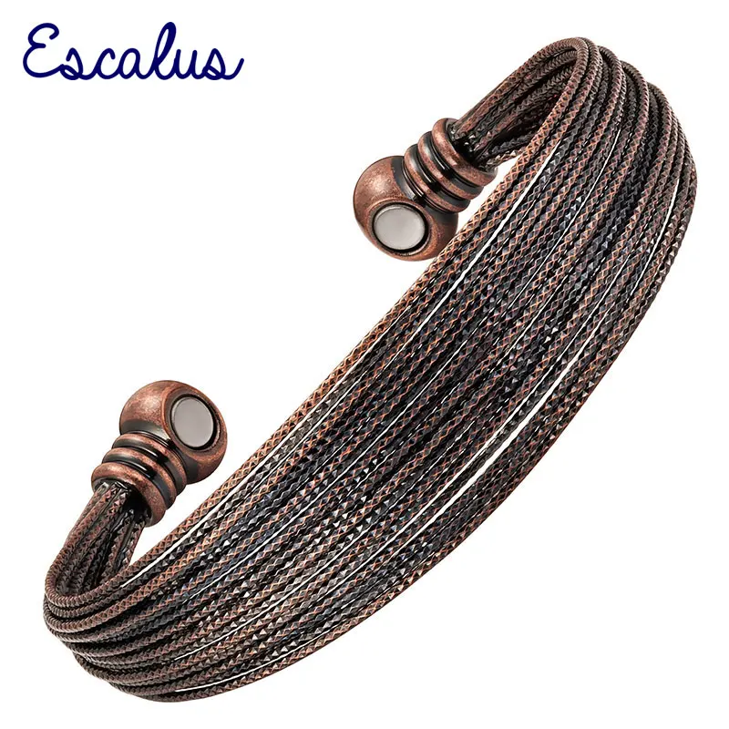 Escalus Bohemia Antique Pure Copper Bangle For Women Magnetic Energy Charm Bracelet Wristband Ladies Bangle Supreme Quality
Escalus Bohemia Antique Pure Copper Bangle For Women Magnetic Energy Charm Bracelet Wristband Ladies Bangle Supreme Quality