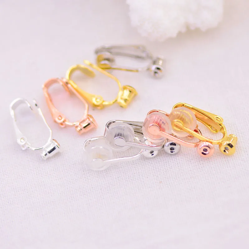 SEA MEW 50 PCS Metal Copper Gold Silver Rhodium Rose Gold Ear Clip Base Setting For Jewelry Making
SEA MEW 50 PCS Metal Copper Gold Silver Rhodium Rose Gold Ear Clip Base Setting For Jewelry Making