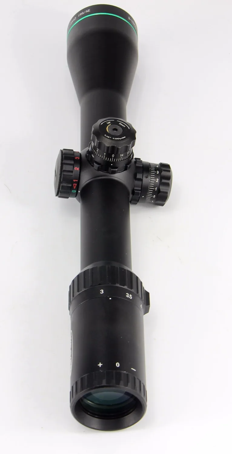 Tactical Hunting Optics 3-15X42 IR/AE Sife Fouse Red Green Illuminated Airsoft Gun Hunting Shooting Rifle Scope
Tactical Hunting Optics 3-15X42 IR/AE Sife Fouse Red Green Illuminated Airsoft Gun Hunting Shooting Rifle Scope