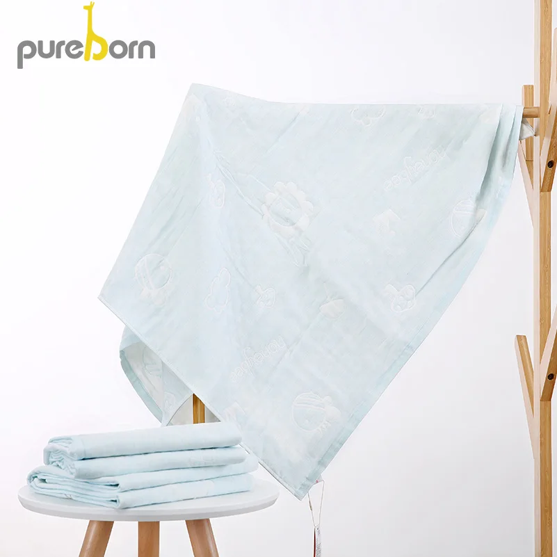 Pureborn Newborn Swaddle Baby Warp Infant Sleepsack Muslin Cotton Blankets Multi-use Swaddle Blanket Baby Stroller Cover
Pureborn Newborn Swaddle Baby Warp Infant Sleepsack Muslin Cotton Blankets Multi-use Swaddle Blanket Baby Stroller Cover