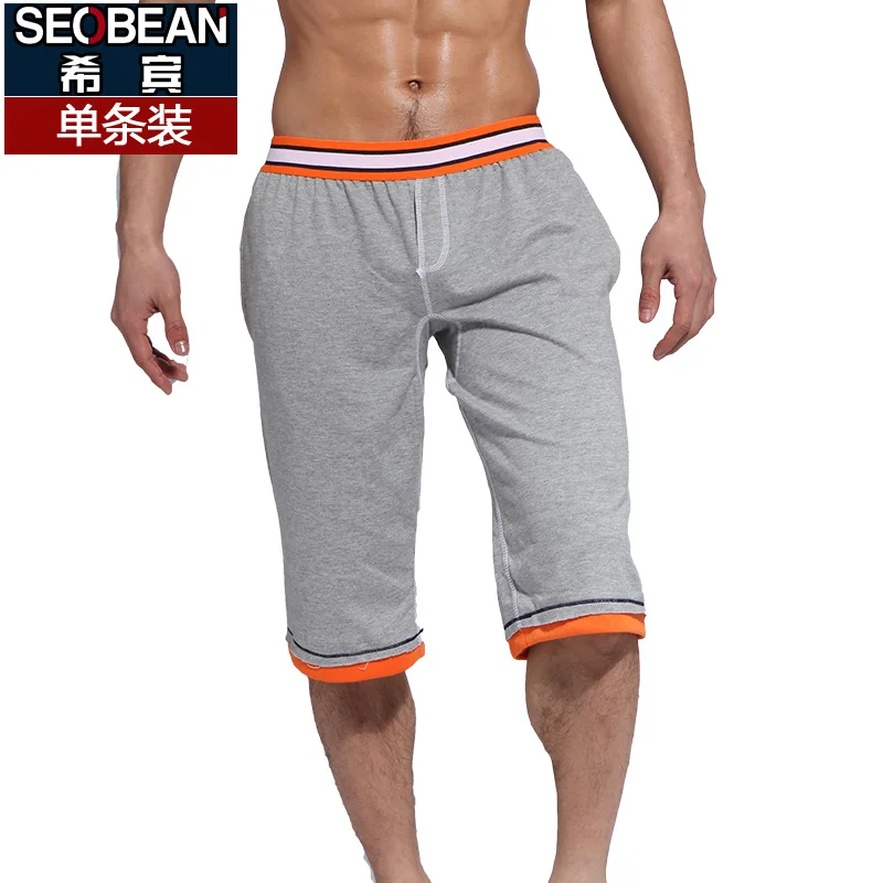 Seobean male sports pants home 100% cotton thin knee-length pants casual shorts
Seobean male sports pants home 100% cotton thin knee-length pants casual shorts
