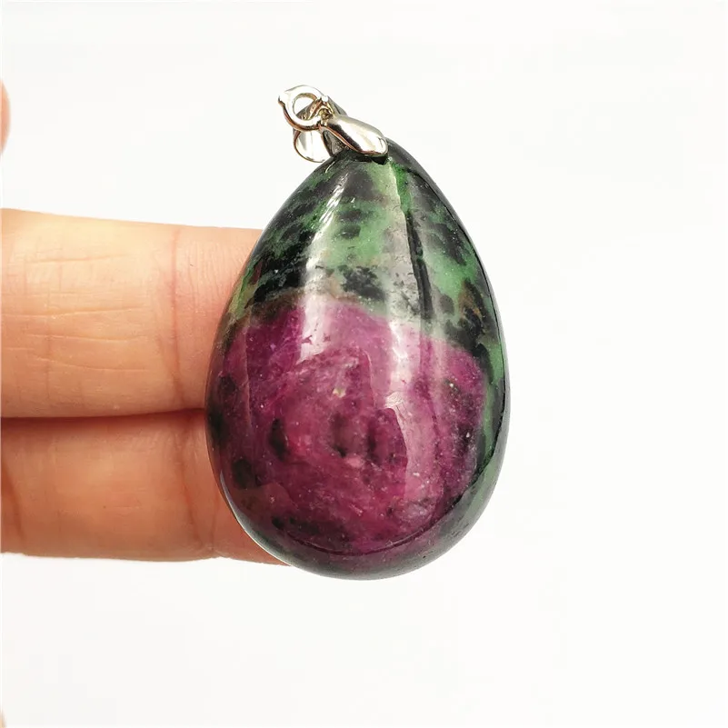 Natural Ruby Zoisite Pendant Water Drop Clear Stone 35x24x12mm Women Men Crystal Lucky Anniversary Gift Necklace Pendant AAAAA
Natural Ruby Zoisite Pendant Water Drop Clear Stone 35x24x12mm Women Men Crystal Lucky Anniversary Gift Necklace Pendant AAAAA