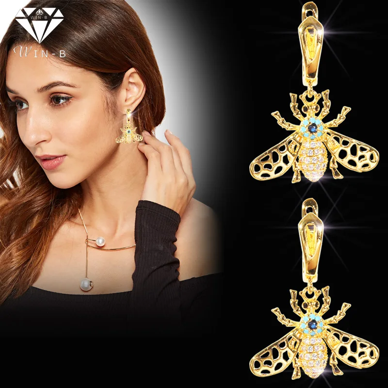 WIN-B Lady 1 Pair Honey Bee White Gold Jewelry Silver Bee Earrings Honey Bumble Bee Ear Studs Dress Assessories
WIN-B Lady 1 Pair Honey Bee White Gold Jewelry Silver Bee Earrings Honey Bumble Bee Ear Studs Dress Assessories