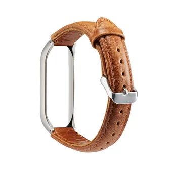 Oil Wax Texture Leather Watch Strap For Xiaomi Mi Band 4 Smart Watch Vintage Leather Band With Metal Case Durable Accessories
Oil Wax Texture Leather Watch Strap For Xiaomi Mi Band 4 Smart Watch Vintage Leather Band With Metal Case Durable Accessories