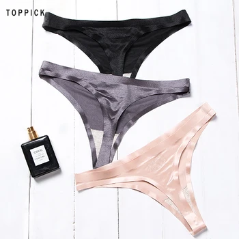 Ice Silk Thong Panties Solid Sexy Briefs Seamless Thongs Women Underwear Panties For Girls Ladies Panty Soft G String Tangas
Ice Silk Thong Panties Solid Sexy Briefs Seamless Thongs Women Underwear Panties For Girls Ladies Panty Soft G String Tangas