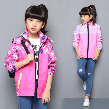 Spring Casual Windproof Breathable Print Girls Jackets Child Coat Sporty Children Outerwear For 3-14 Years Old
Spring Casual Windproof Breathable Print Girls Jackets Child Coat Sporty Children Outerwear For 3-14 Years Old