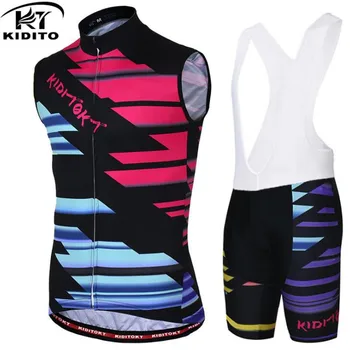 KIDITOKT 2018 Summer men Mountain bike Cycling Jersey set bicycle sleeveless vest and Bib/ shorts with 3D Maillot ciclismo
KIDITOKT 2018 Summer men Mountain bike Cycling Jersey set bicycle sleeveless vest and Bib/ shorts with 3D Maillot ciclismo