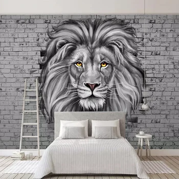 Custom Mural Wallpaper 3D Stone Brick Lion Modern Nordic Living Room Bedroom Study Room Background Wall Home Decoration Painting
Custom Mural Wallpaper 3D Stone Brick Lion Modern Nordic Living Room Bedroom Study Room Background Wall Home Decoration Painting