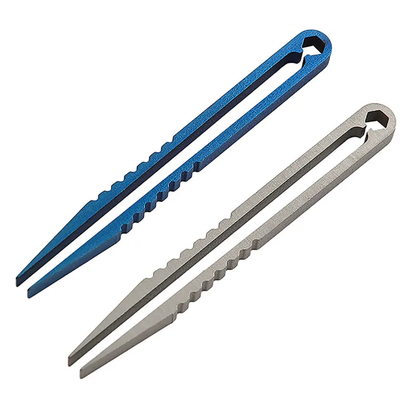 Titanium tweezers mini gadget outdoor tweezers Home Durable Titanium Alloy Mini Tweezers Tool Trumpet Outdoor Travel Tools #2Y15 (5)