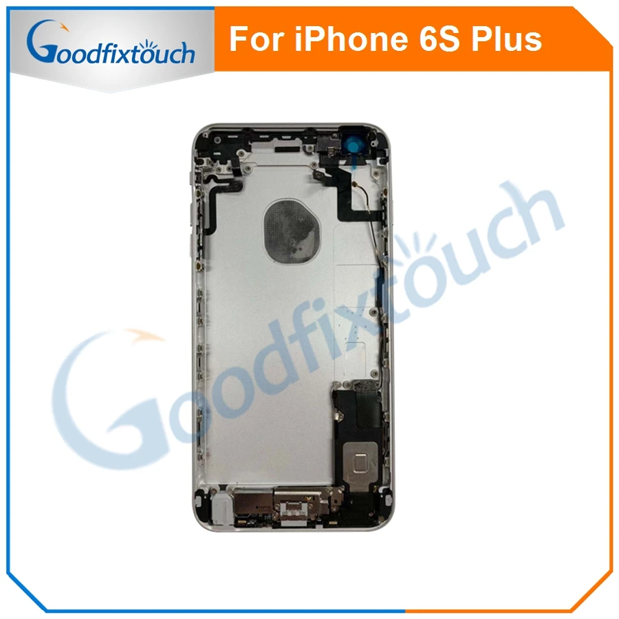 For iPhone 6S Plus 6SPlus Back Cover Battery Door Housing Rear Cover Assembly Battery Housing With Flex Cable Replacement Parts (3)