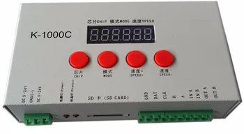 K-1000C SD card LED pixel controller (T-1000S upgraded version);digital LED Controller;2048 pixels controlled;SPI signal output
K-1000C SD card LED pixel controller (T-1000S upgraded version);digital LED Controller;2048 pixels controlled;SPI signal output