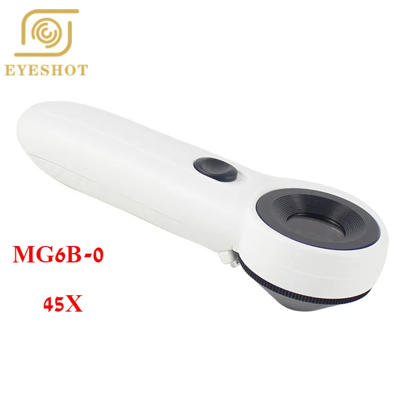 EYESHOT Handheld Reading Magnifying Glass 45X LED Light Jeweler High-Power Eye Loupe Potable Hand Hold Magnifier with LED
EYESHOT Handheld Reading Magnifying Glass 45X LED Light Jeweler High-Power Eye Loupe Potable Hand Hold Magnifier with LED