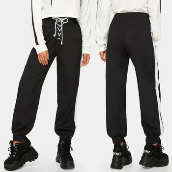 Women High Waist Side Striped Stretch Sports Leggings Jeggings Ladies Summer Casual Pants Trousers
Women High Waist Side Striped Stretch Sports Leggings Jeggings Ladies Summer Casual Pants Trousers