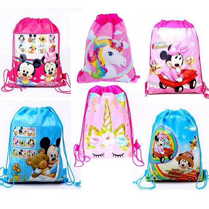 Cartoon Minnie Mickey Mouse Baby Drawstring Gift Bag Storage Bags Kids Backpack Tote Non-woven Pouch Birthday Party decoration
Cartoon Minnie Mickey Mouse Baby Drawstring Gift Bag Storage Bags Kids Backpack Tote Non-woven Pouch Birthday Party decoration