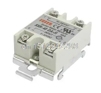 Baomain Single Phase DIN Rail Mount Gray Solid State Relay SSR