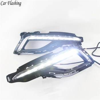 Car Flashing DRL For Hyundai Sonata 9 2014 2015 2016 fog lamp cover Daytime Running Lights headlight 12V Daylight car-styling
Car Flashing DRL For Hyundai Sonata 9 2014 2015 2016 fog lamp cover Daytime Running Lights headlight 12V Daylight car-styling