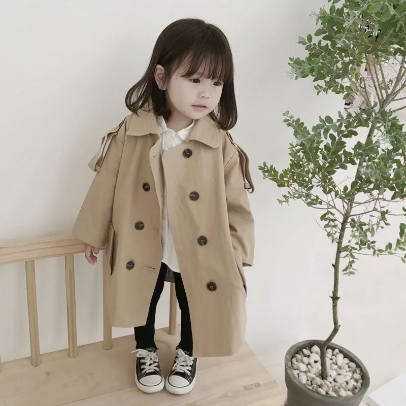 Fashion Kids Girl Jacket Double Breast Windbreaker for Girl Children Jacket Spring Autumn Girls Trench Coats Outwear LZ380
Fashion Kids Girl Jacket Double Breast Windbreaker for Girl Children Jacket Spring Autumn Girls Trench Coats Outwear LZ380