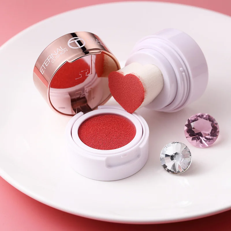 Heart Shape Shimmer Blush Rouge Waterproof Natural Face 4 Colors Easy To Wear Durable Natural Air Cushion Blusher Folding TSLM1
Heart Shape Shimmer Blush Rouge Waterproof Natural Face 4 Colors Easy To Wear Durable Natural Air Cushion Blusher Folding TSLM1
