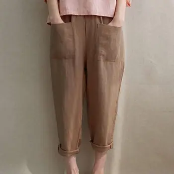 New Brand Women Fashion Casual Cotton Pockets Wide leg Harajuku Pants Elegant Loose Trousers pantalon large femme Plus Size 5XL
New Brand Women Fashion Casual Cotton Pockets Wide leg Harajuku Pants Elegant Loose Trousers pantalon large femme Plus Size 5XL