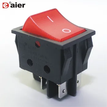 

16A 250VAC DPST ON-OFF LED Light Bar Rocker Switch 20A 125VAC T85 30*22MM Double Pole Switches With 12V Lamp