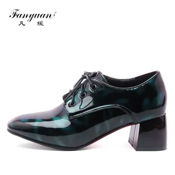 fanyuan Women's Autumn Lace Up High pumps Patent Leather Pumps Party Dance Ladies Boat Shoes Elegant Ladies Pointed to shoes
fanyuan Women's Autumn Lace Up High pumps Patent Leather Pumps Party Dance Ladies Boat Shoes Elegant Ladies Pointed to shoes