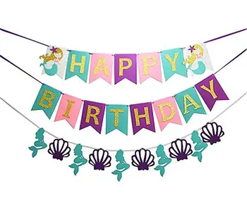 3 PCS Under the Sea Happy Birthday Banner for Birthday Party Decorations New Arrival
3 PCS Under the Sea Happy Birthday Banner for Birthday Party Decorations New Arrival
