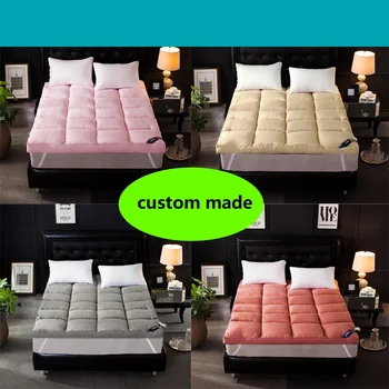 Custom Made 10cm Thickness hotel tatami bed pad warm feather velvet soft mattress topper
Custom Made 10cm Thickness hotel tatami bed pad warm feather velvet soft mattress topper