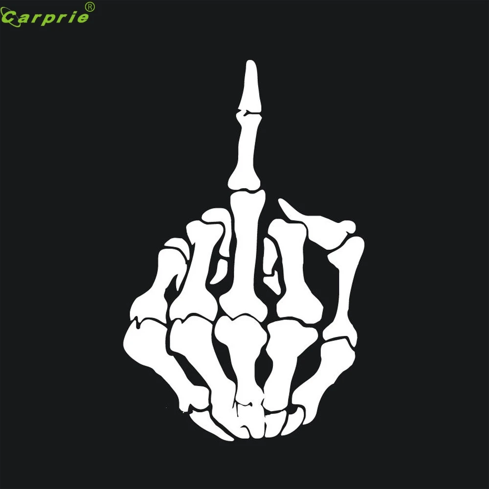 Auto Skull Middle Finger Design car Body Sticker Waterproof vehicle car styling car-covers personality auto accessories Au 25
Auto Skull Middle Finger Design car Body Sticker Waterproof vehicle car styling car-covers personality auto accessories Au 25