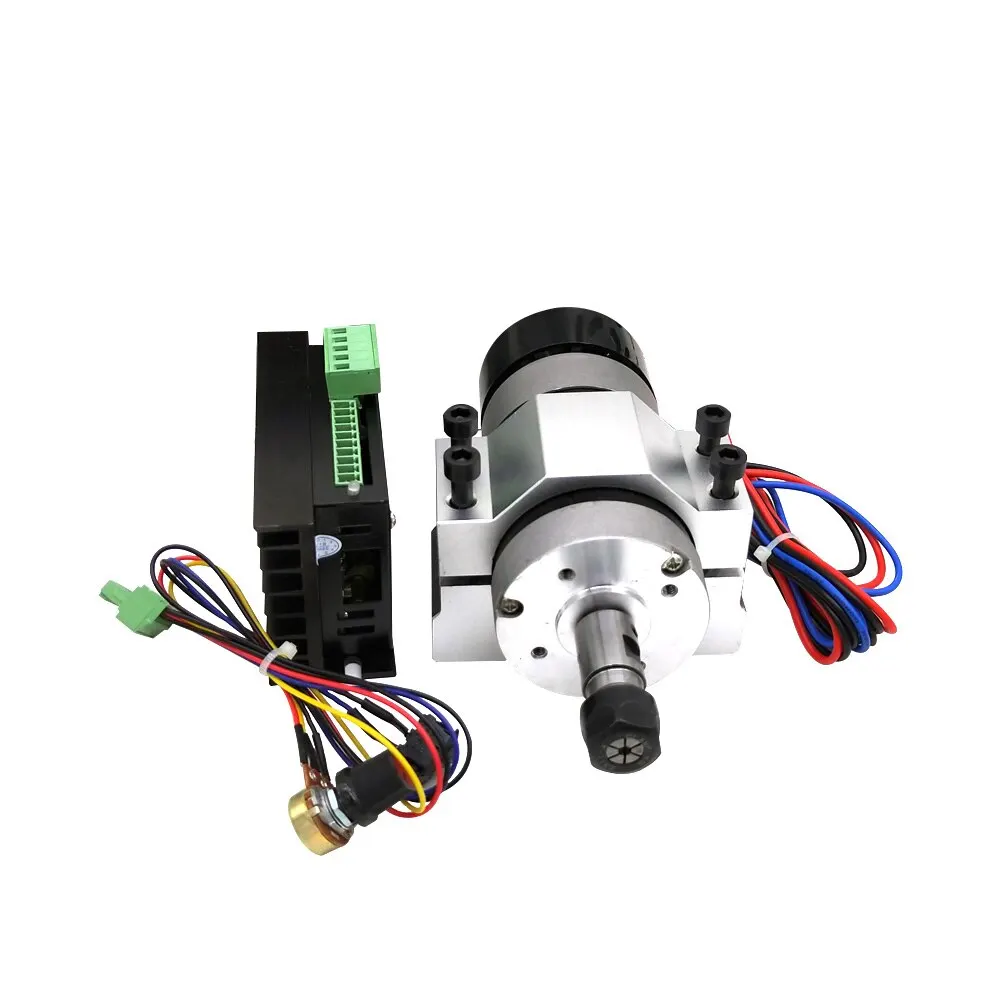 400W ER11 Chuck CNC Brushless Spindle Motor with Driver Speed Controller DIY Engraving Machine Accessories Set
400W ER11 Chuck CNC Brushless Spindle Motor with Driver Speed Controller DIY Engraving Machine Accessories Set