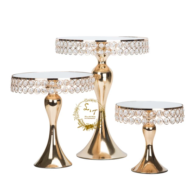 1pcs-5pcs-Gold-Crystal-cake-stand-set-Electroplating-gold-mirror-face-wedding.jpg_640x640