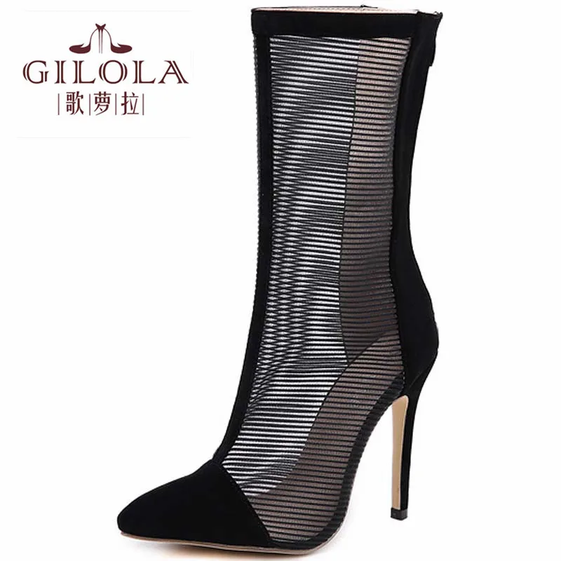 GILOLA 12cm Super High Heels Women Boots Fashion Autumn Thin Heels Ankle Women Shoes Woman #Y0218456Q
GILOLA 12cm Super High Heels Women Boots Fashion Autumn Thin Heels Ankle Women Shoes Woman #Y0218456Q