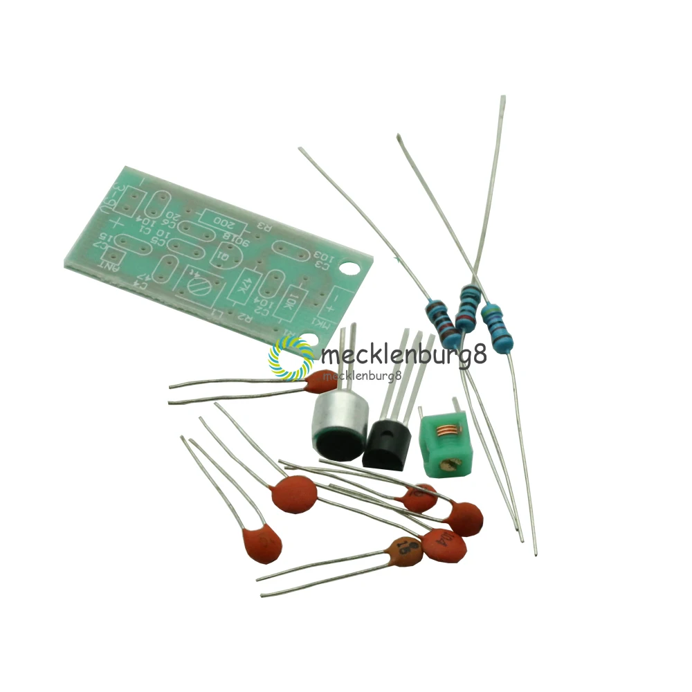 FM Transmitter Module Mini Wireless Microphone Ham Radio Frequency PCB Board 91-103MHz 3V-5V DC for DIY
FM Transmitter Module Mini Wireless Microphone Ham Radio Frequency PCB Board 91-103MHz 3V-5V DC for DIY