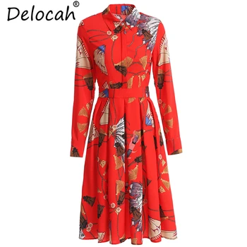 Delocah 2019 Women Spring Summer Dress Runway Fashion Long Sleeve Draped Animal Printed Elegant Ladies Vacation Vintage Dresses
Delocah 2019 Women Spring Summer Dress Runway Fashion Long Sleeve Draped Animal Printed Elegant Ladies Vacation Vintage Dresses